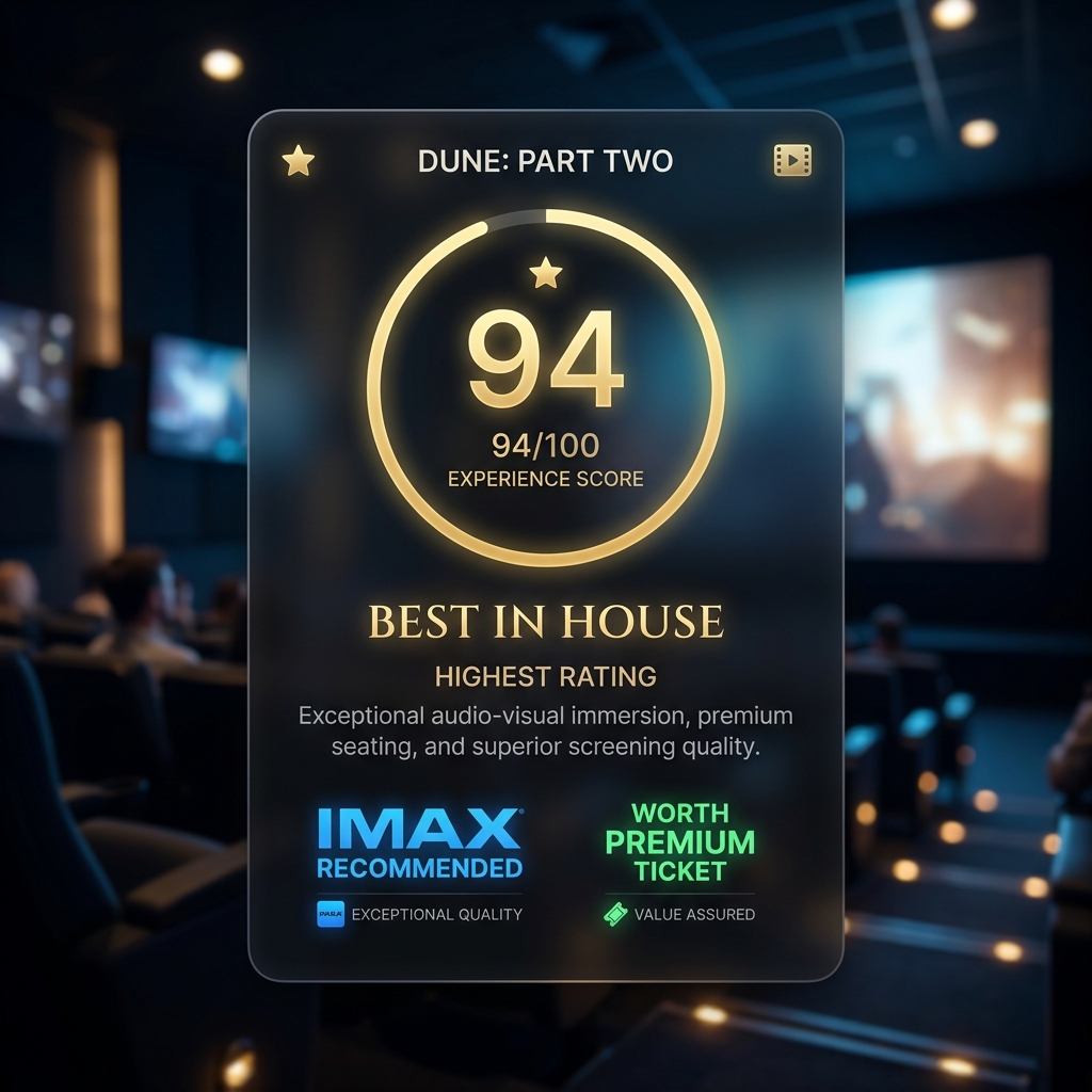 Experience Score Card Showing 94/100 Best In House