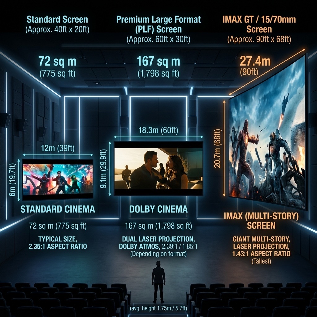Movie Screen Size Guide: Standard, IMAX, Dolby and More